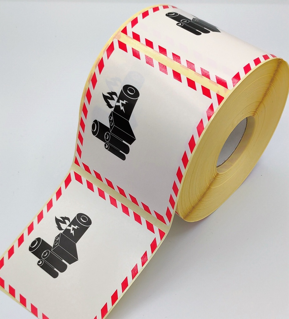 BATERIA DE LITIO - IATA/ ADR 100X100 mm PERSONALIZ