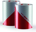 LAMINA REFLECTANTE  NIVEL 2  BLANCA/ROJA V2 141mmX9M 9
