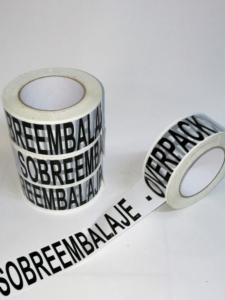 PRECINTO ADHESIVO SOBREEMBALAJE/OVERPACK 48MM X 132 METROS (copia)