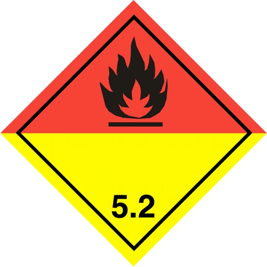 CLASE 5.2 PERÓXIDOS ORGÁNICOS 250x250mm