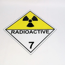 [PL018_IMANTADA] CLASE 7D RADIOACTIVE 250x250mm (copia)