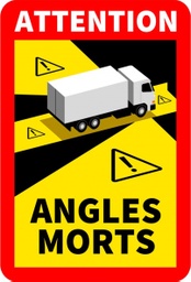 [ANGULOS_TRUCK] ETIQUETA "ATTENTION ANGLES MORTS" CAMIONES - ÁNGULOS MUERTOS