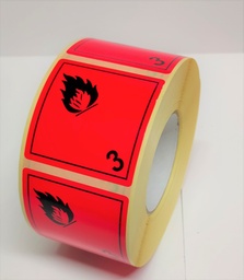 [CL3_50X50MM] PICTOGRAMA CLASE 3 LIQUIDOS INFLAMABLES 50X50 MM R1000